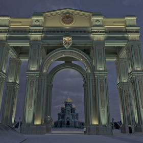 Компания «ОртОст-Фасад» приступила к монтажу облицовки Карильона в комплексе Главного Храма Вооруженных Сил