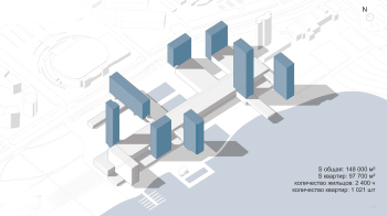 МФК «ЯР ПАРК» 1. Апартаменты © Сергей Скуратов ARCHITECTS