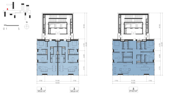МФК «ЯР ПАРК» 1. Корпус 3. Планировочные решения © Сергей Скуратов ARCHITECTS