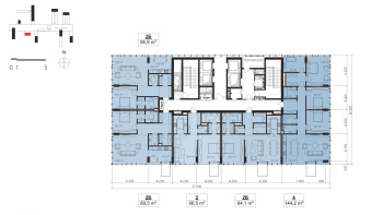 МФК «ЯР ПАРК» 1. Корпус 4. Планировочные решения © Сергей Скуратов ARCHITECTS