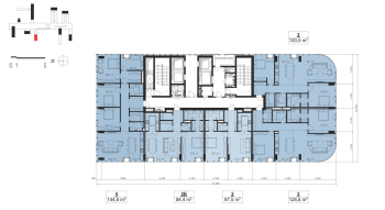 МФК «ЯР ПАРК» 1. Корпус 6. Планировочные решения © Сергей Скуратов ARCHITECTS