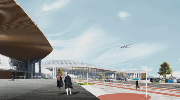 Omsk-Fedorovka Airport. Competition bid by Studio 44 Copyright: © Studio 44