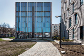 The Depo housing complex in Minsk, 3 buildings on Kiseleva Street, 6th stage (1st stage of construction) Copyright: © Sergey Skuratov ARCHITECTS