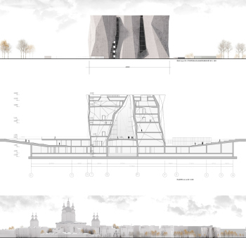 Музейно-выставочный комплекс для размещения Государственного мемориального музея обороны и блокады Ленинграда © Ирина Кащеева / Санкт-Петербургская академия художеств имени Ильи Репина