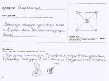 Карточки, заполненные студентами – участниками исследвоания. Исследование «Новый московский стиль». Арх Москва & МАРШ. Показано на выставке Арх Москва 2025 © МАРШ & Арх Москва / куратор: Илья Мукосей, методика: Марат Невлютов и Елена Борисова