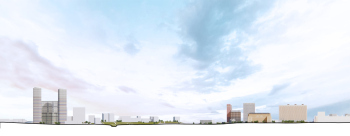 ЖК МИRА. Развертка фасадов © Kleinewelt Architekten
