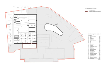 Тверицкие бани. План подземного этажа © DK architects