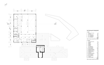 Тверицкие бани. План 2 этажа © DK architects