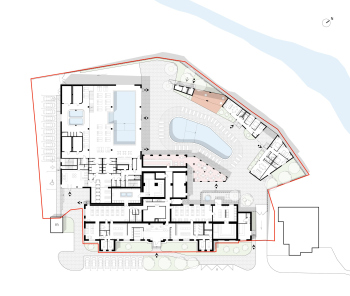 Тверицкие бани. Схема генплана © DK architects