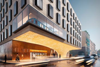 Административный корпус вестибюля станции «Лиговский проспект-2» © SLOI Architects