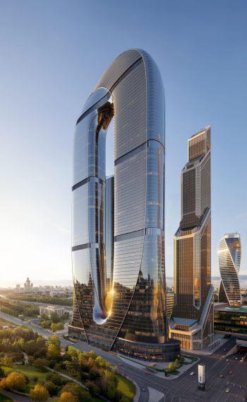Башня One Москва-Сити © Генпро / предоставлено пресс-службой Москомархитектуры