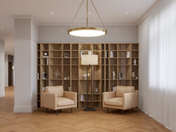 Реставрации фасадов и создание интерьеров для оздоровительного комплекса «Сосны». Жилой корпус © archCLOUD