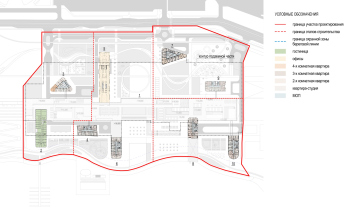 МФК «ЯР ПАРК» 2. План типового этажа © Сергей Скуратов ARCHITECTS