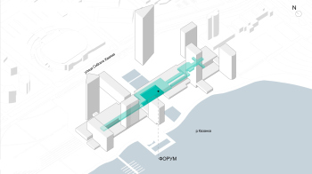 МФК «ЯР ПАРК» 2. Рекреация пространств молла © Сергей Скуратов ARCHITECTS