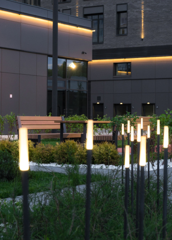 Благоустройство территории ЖК Holms Residence Фотография © Людмила Мордовина / предоставлена ВЕЩЬ!