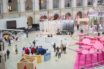 Экспозиция Комитета по архитектуре и градостроительству Московской области Фотография © Слава Замыслов / представлена КАГМО