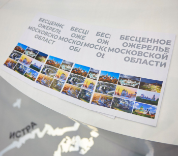 Экспозиция Комитета по архитектуре и градостроительству Московской области Фотография © Слава Замыслов / представлена КАГМО