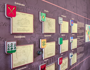 Экспозиция Музея Земства и градостроительной истории (филиала музея-усадьбы Л. Н. Толстого «Ясная Поляна») Фотография © Метаформа