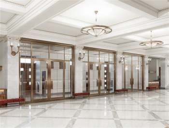 Проект реконструкции Воронежского государственного театра оперы и балета. Вестибюль © ПИ «Гипрокоммундортранс»