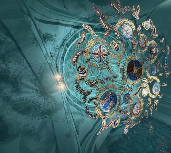 Голубая комната. Абдулвахид Каримов/Бухорий. I международная биеннале современного искусства в Бухаре Фотография © Юлия Зинкевич