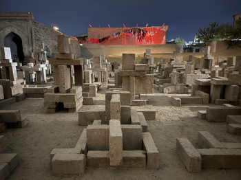 Тысяча молитв. Жазгуль Мадазимова. I международная биеннале современного искусства в Бухаре Фотография © Юлия Зинкевич