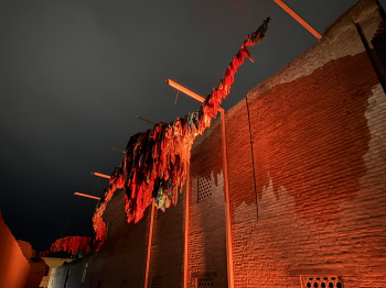 Тысяча молитв. Жазгуль Мадазимова. I международная биеннале современного искусства в Бухаре Фотография © Юлия Зинкевич