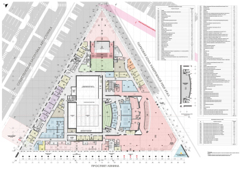 План первого этажа. Магнитогорский музыкальный театр © Четвертое измерение