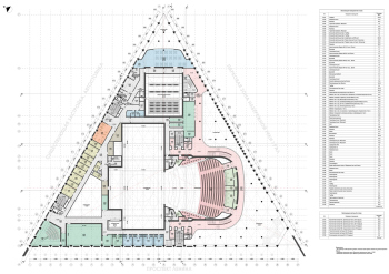 План третьего этажа. Магнитогорский музыкальный театр © Четвертое измерение