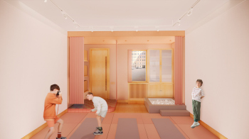 Ресурсный центр «Антон тут рядом». Зал для занятий (активная зона) © Nowadays