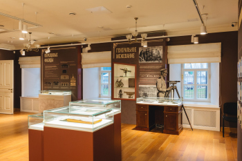 Экспозиция Музея Земства и градостроительной истории (филиала музея-усадьбы Л. Н. Толстого «Ясная Поляна») Фотография  © Андрей Белавин / предоставлена Метаформа