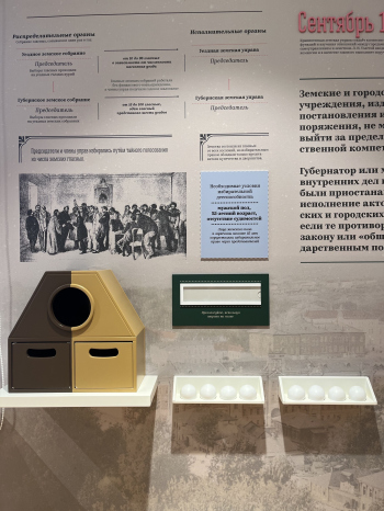 Экспозиция Музея Земства и градостроительной истории (филиала музея-усадьбы Л. Н. Толстого «Ясная Поляна») Фотография  © Алена Кузнецова / Архи.ру