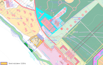 Храмовый комплекс в честь Михаила Тверского и Анны Кашинской в Тверской области. Ситуационная схема © Гильдия храмоздателей