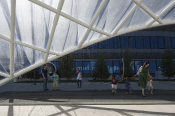 Павильон «Вода» на ЭКСПО 2017 Фотография © Илья Иванов / предоставлена бюро Новое"