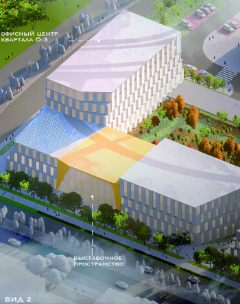 II премия. Проект «Жилой квартал КАФЛЯ в Задворцах» © Авторский коллектив: Татьяна Таратута, Данил Назаров, Ефросиния Паниева