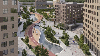 Проект «Зеленая река» © «Агентство территориального планирования» (ООО «АТП»), Россия
Авторский коллектив: Иван Печенкин, Егор Кругликов, Елена Калина, Омар Баширов, Анна Додор, Анастасия Макарова, Илларион Шулая, Мария Шулая, Дмитрий Гриднев