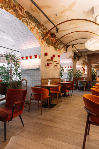 Ресторан «Гусь в яблоках» Фотография © пресс-служба гранд-кафе «Гусь в яблоках»