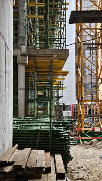 Дом Горизонтов. В процессе строительства. 01.2026 Фотография © Даниил Анненков / предоставлена Kleinewelt Architekten