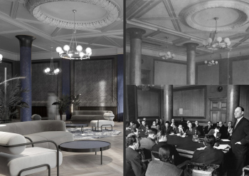 Конкурс на концепции внутренних интерьеров редакционного корпуса газеты «Правда». 1 место © Бюро AQ