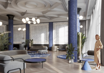 Конкурс на концепции внутренних интерьеров редакционного корпуса газеты «Правда». 1 место © Бюро AQ