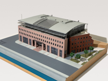 Макет. Здание Международного Московского Банка © АБ «Остоженка»