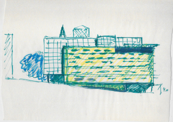 Офисный комплекс Millennium House © Эскиз Валерия Каняшина / АБ «Остоженка»