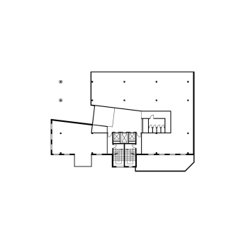 План 2 этажа. Административное здание, 1-ая Брестская улица © АБ «Остоженка»