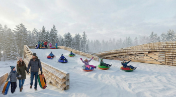 «Сугроб» © Алексей Баландин, Ксения Криницына, Екатерина Шакирьянова, сборная команда Москва–Екатеринбург: МАРХИ и Уральская архитектурно-художественная академия