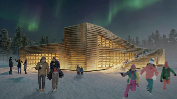 «Сугроб» © Алексей Баландин, Ксения Криницына, Екатерина Шакирьянова, сборная команда Москва–Екатеринбург: МАРХИ и Уральская архитектурно-художественная академия