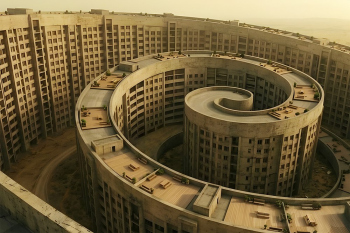 Бесконечная спираль. Конкурс: Иллюзия совершенства. Digital Art. Архитектура © Софья Батулина