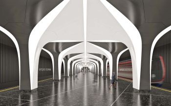 Станция Народное ополчение метро Москвы © АБ ASADOV