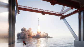 Космодром в нейтральных водах Тихого океана, 2026 Изображение © Софья Васенко / МАРХИ