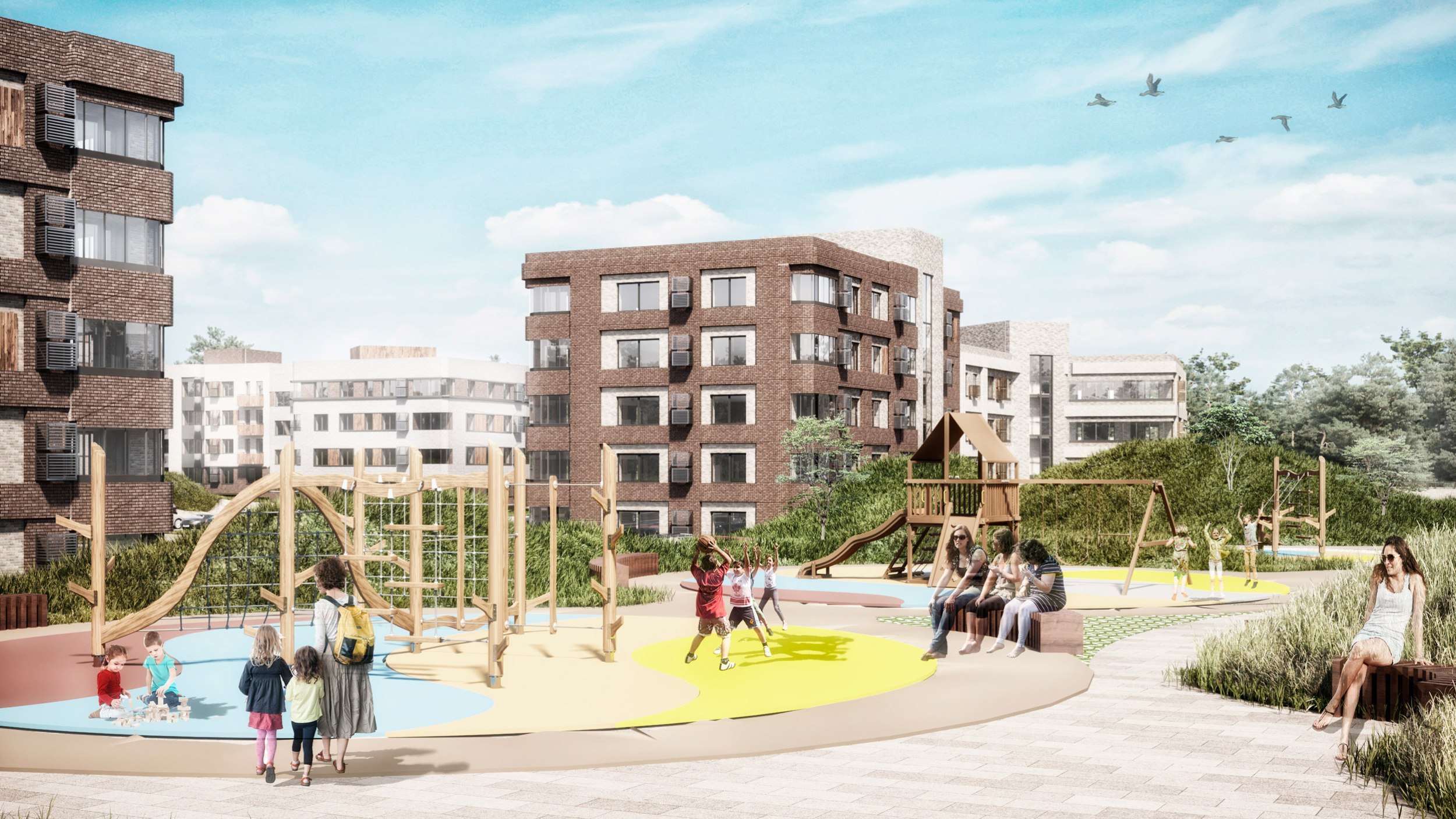 Проект застройки кварталов в Доброграде