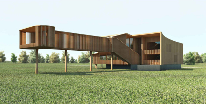 Project of the standard house of the President Polo Club