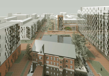 Architectural concept of residential complex on the territory of the former Moscow carton and printing facility Architectural concept of residential complex on the territory of the former Moscow carton and printing facility